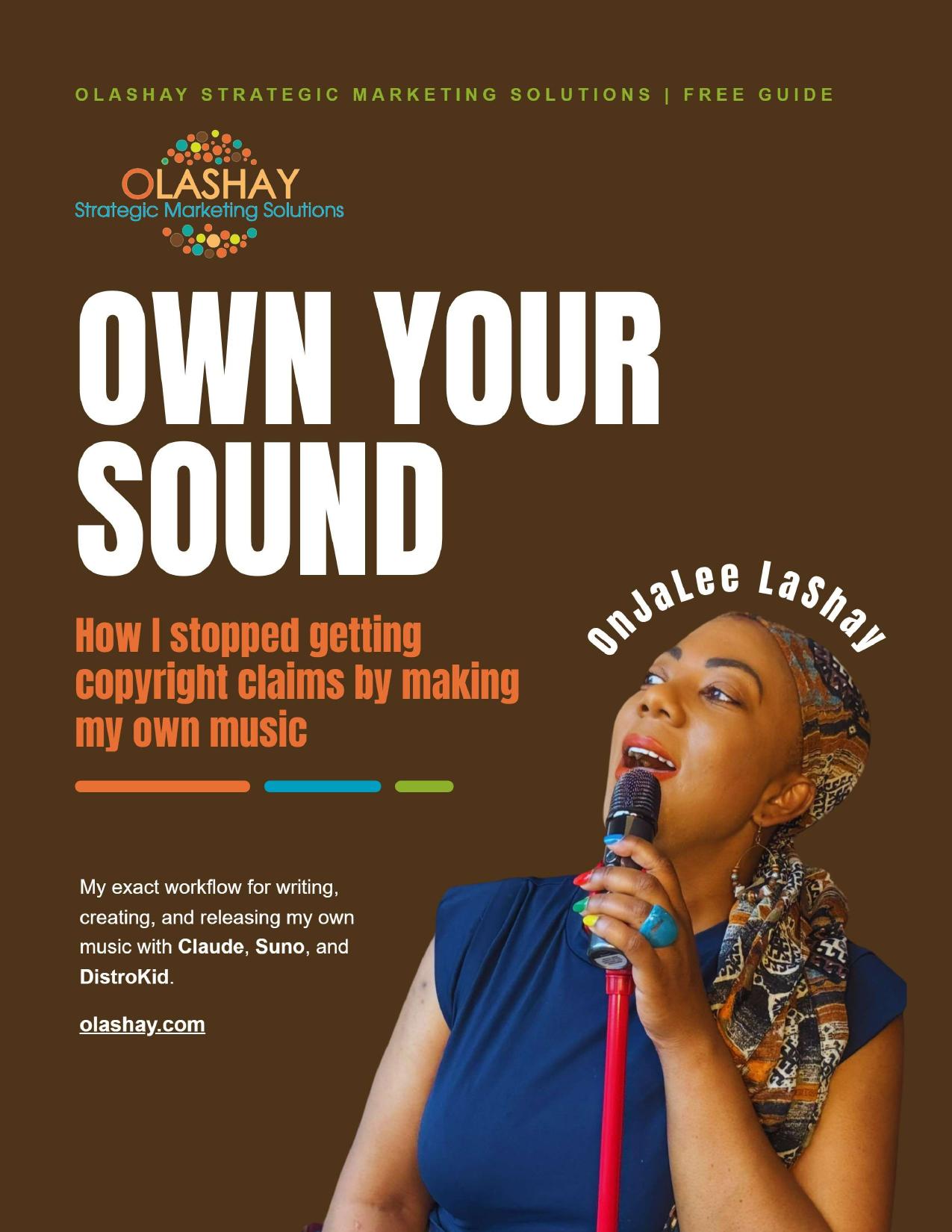 Own Your Sound free guide cover by OnJaLee LaShay